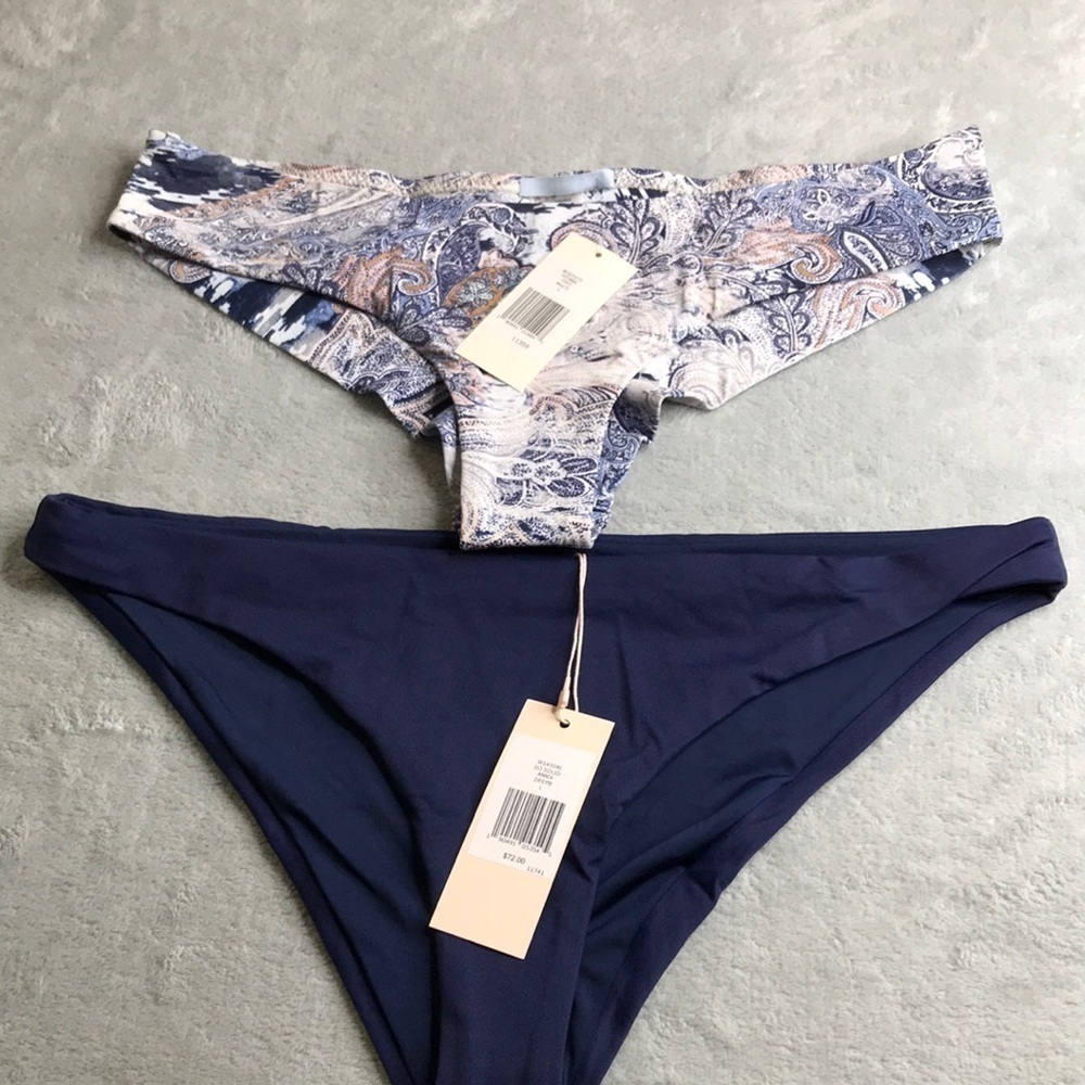 2 Eberjey Bikini Bottoms Size Large New with tags